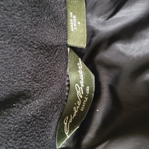 Eddie Bauer Puffer Goose Down Parka 550 Fill, Black, Size S - Picture 6 of 10